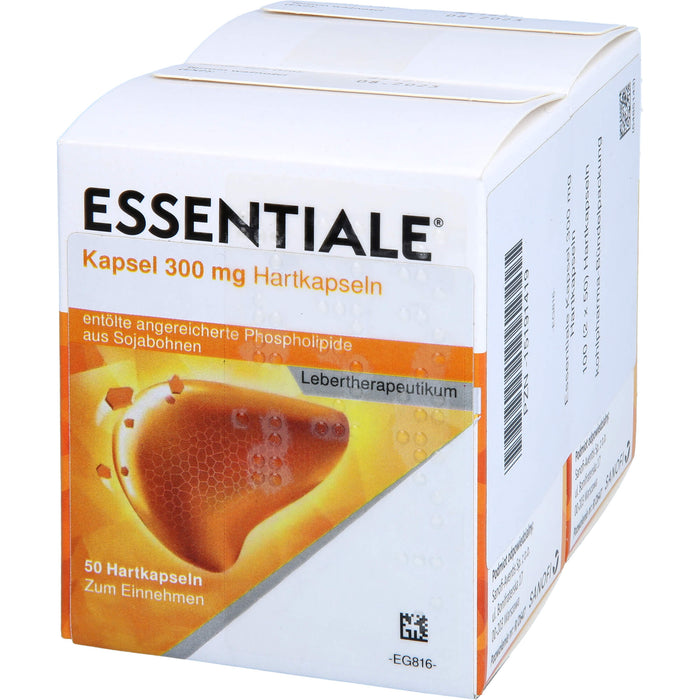 Essentiale Kapseln 300 mg zur Unterstützung der Leberfunktion, 100 pcs. Capsules