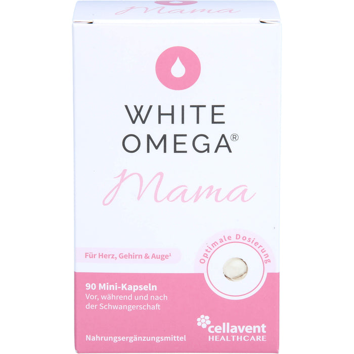 White Omega Mama Mini-Kapseln für Herz, Gehirn und Auge, 90 St. Kapseln
