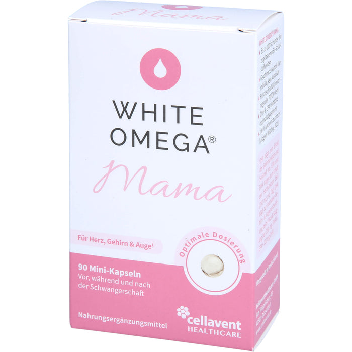 White Omega Mama Mini-Kapseln für Herz, Gehirn und Auge, 90 pcs. Capsules