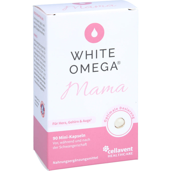 White Omega Mama Mini-Kapseln für Herz, Gehirn und Auge, 90 pcs. Capsules