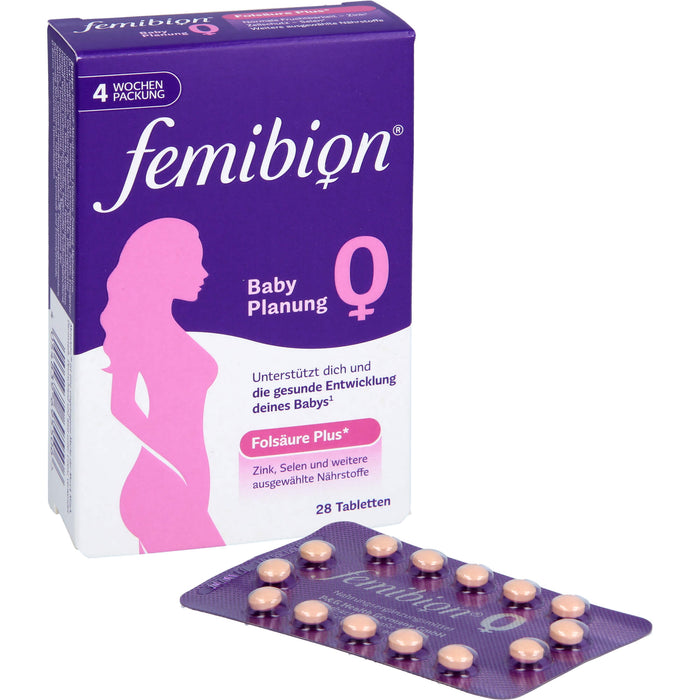 femibion 0 BabyPlanung Tabletten, 28 St. Tabletten