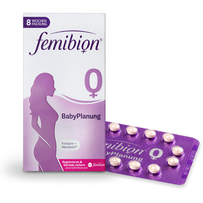 Femibion 0 Babyplanung Folsäure + Metafolin Tabletten, 56.0 St. Tabletten