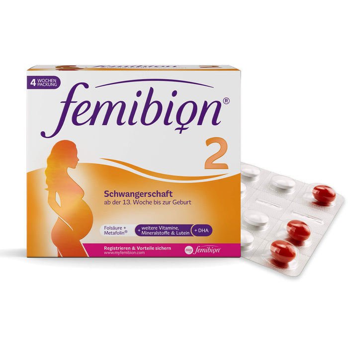 Femibion 2 Schwangerschaft Tabletten und Kapseln, 56 pcs. Tablets
