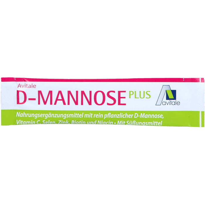 Avitale 2000 mg D-Mannose Portionssticks zum Erhalt der Blasenschleimhaut, 15 pc Sachets