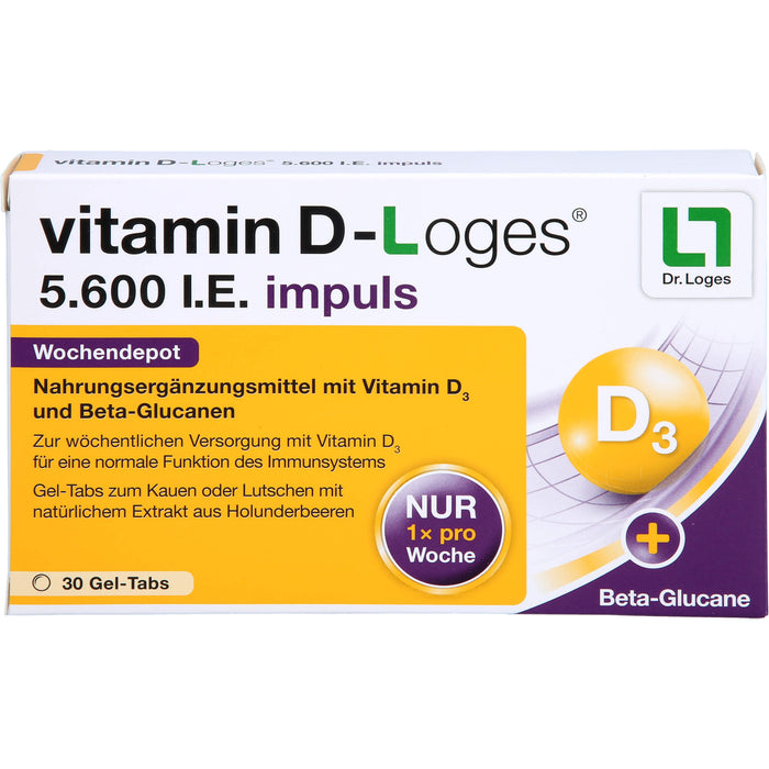 vitamin D-Loges 5.600 I.E. impuls, 30 St KTA