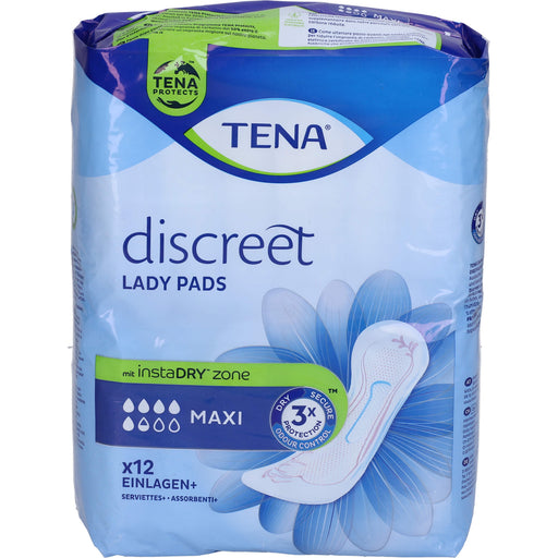TENA Lady Discreet Maxi Inkontinenzeinlagen, 12 St BIN