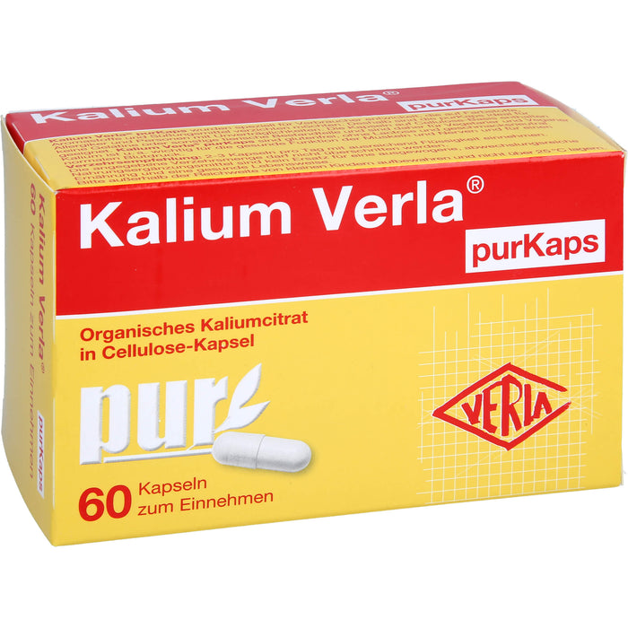 Kalium Verla  purKaps, Cellulose-Kapseln, 60 pcs. Capsules