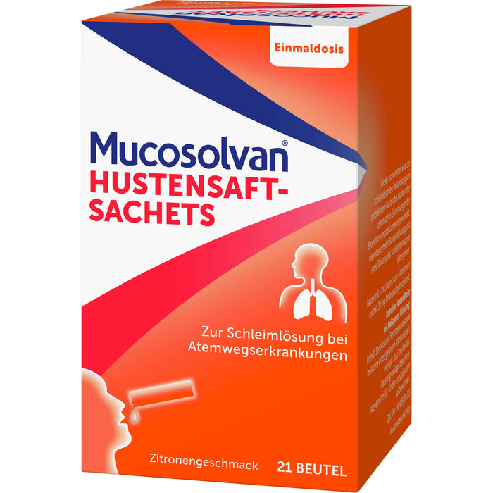 MUCOSOLVAN Hustensaft-Sachets, 21 pc Sachets