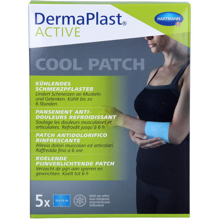 DermaPlast Active Cool Patch 10x14 cm, 5 St 