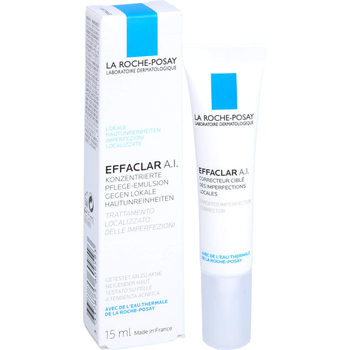 La Roche-Posay Effaclar A.I. konzentrierte Pflege-Emulsion gegen lokale Hautunreinheiten, 15 ml Cream