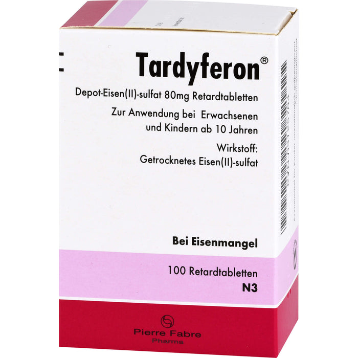 Tardyferon Retardtabletten bei Eisenmangel, 100 pcs. Capsules