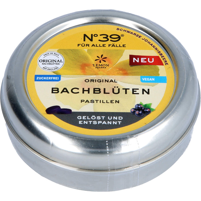 Original Bachblüten No 39 für alle Fälle Blackcurrent Pastillen, 50 g Pastillen