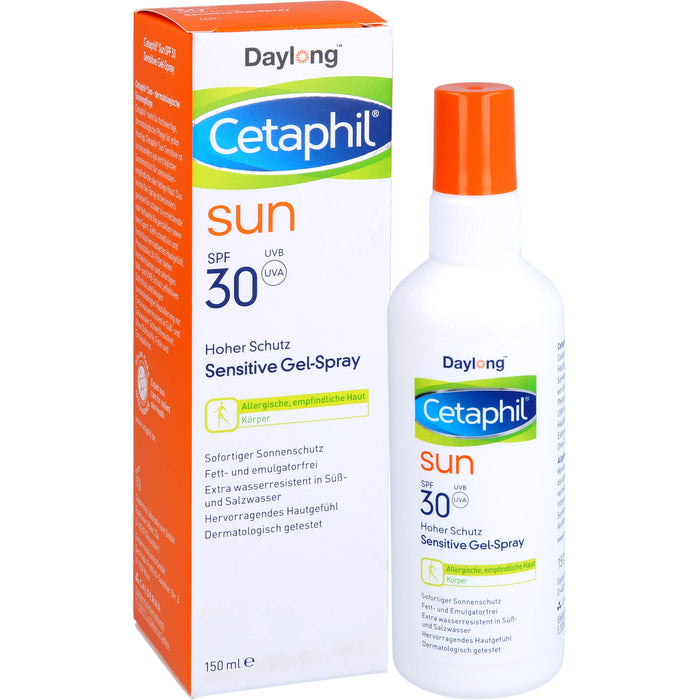CETAPHIL Sun Daylong SPF30 Sensitive Gel-Spray, 150 ml Solution