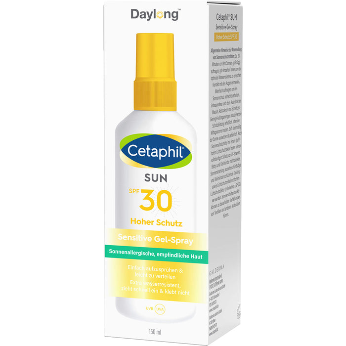 CETAPHIL Sun Daylong SPF30 Sensitive Gel-Spray, 150 ml Solution