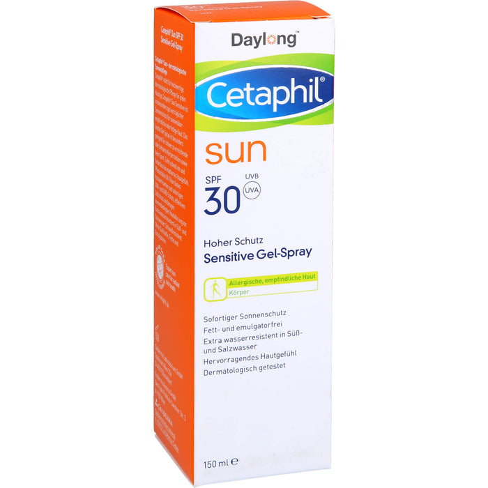CETAPHIL Sun Daylong SPF30 Sensitive Gel-Spray, 150 ml Solution
