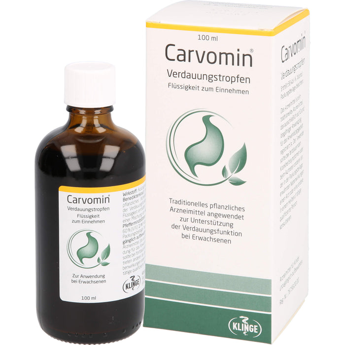 Carvomin Verdauungstropfen, 18,55 mg/20 ml, Flüssigkeit zum Einnehmen, 2X50 ml FLE
