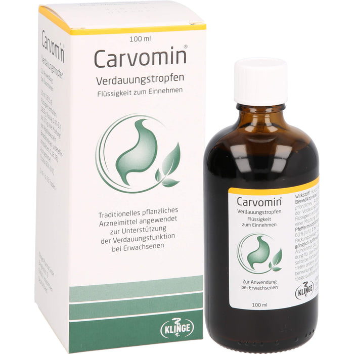 Carvomin® Verdauungstropfen, 18,55 mg/20 ml, Flüssigkeit zum Einnehmen, 2X50 ml FLE