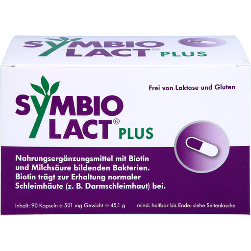 Symbio Lact Plus Kapseln zur Erhaltung normaler Schleimhäute, 90 St. Kapseln
