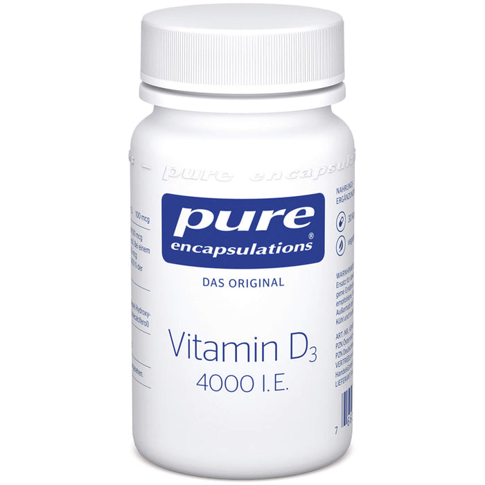 Pure Encapsulations Vitamin D3 4000 I.E. Kapseln, 30 St. Kapseln