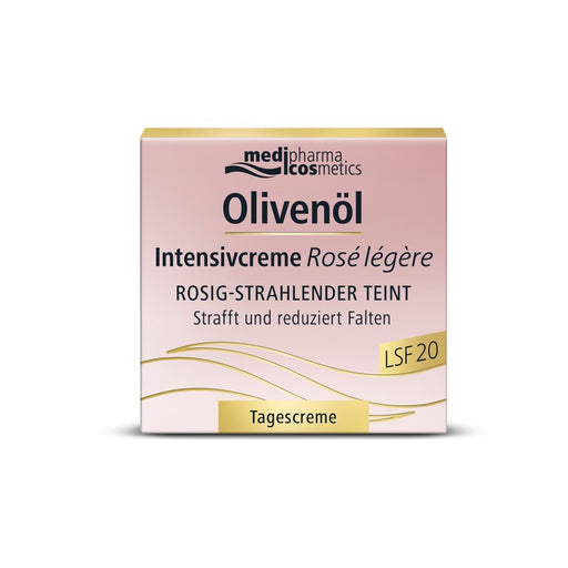 Medipharma Cosmetics Olivenöl Intensivcreme Rosé légère Tagescreme LSF 20, 50 ml Creme