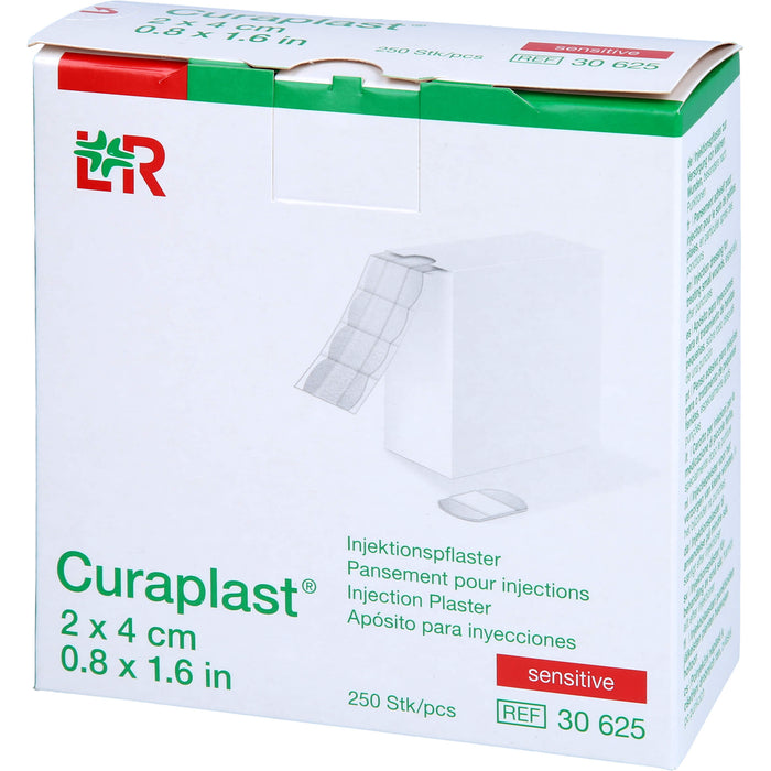 CURAPLAST Inj.Pflaster sensitiv 2x4 cm, 250 St PFL