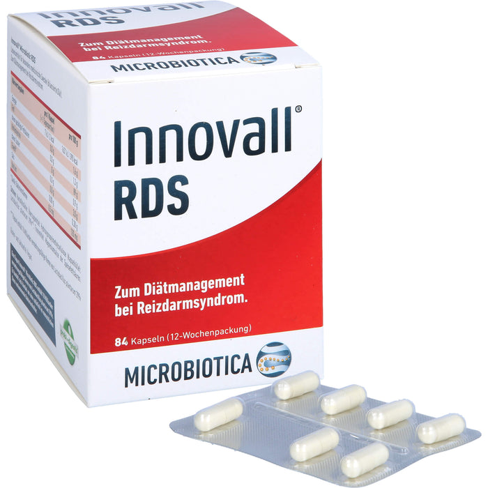 Innovall Microbiotic RDS mit dem spezifischen Bakterienstamm Lactobacillus plantarum, 84 pc Capsules