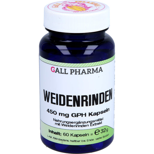 WEIDENRINDEN 450Mg GPH KAPSELN, 60 St KAP