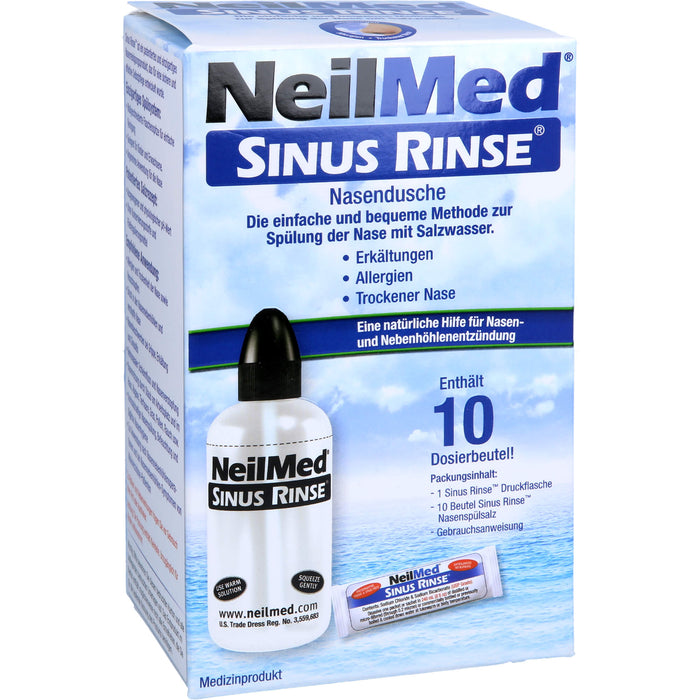 NEILMED Sinus Rinse Nasendusche + Spülsalz, 1 St. Salz