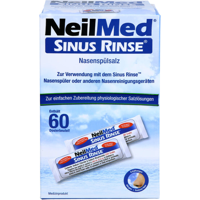 SINUS RINSE NASENSPÜLSALZ NEILMED, 60X2.4 g SLZ