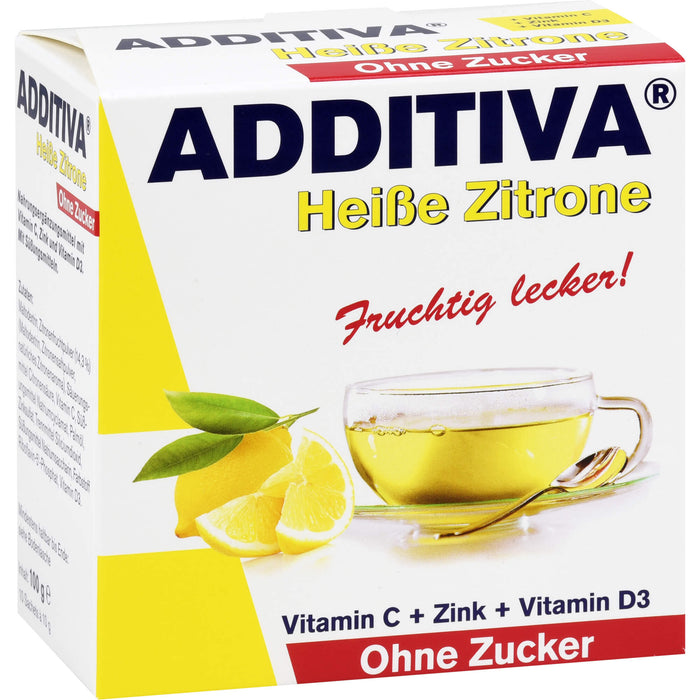 Additiva Heiße Zitrone ohne Zucker, 10 pc Sachets