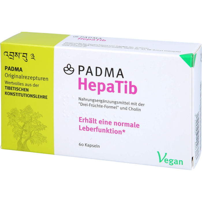 PADMA HepaTib Kapseln für eine normale Leberfunktion, 60 pc Capsules