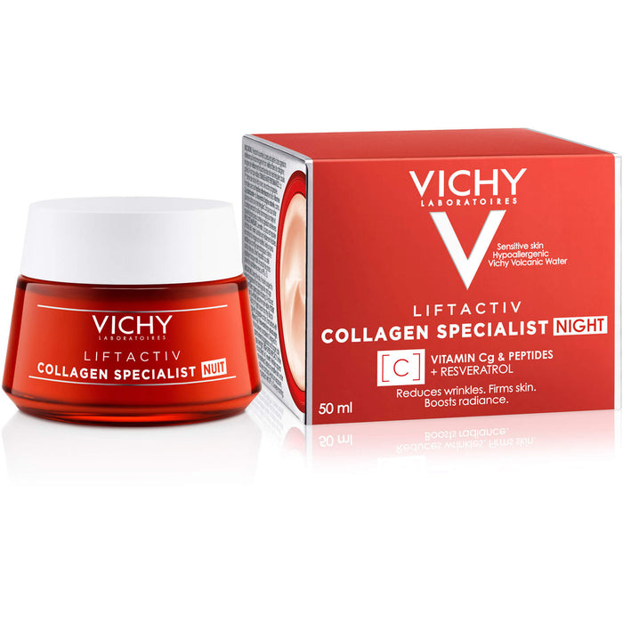 VICHY Liftactiv Collagen Specialist 16 Nachtpflege, 50 ml Cream