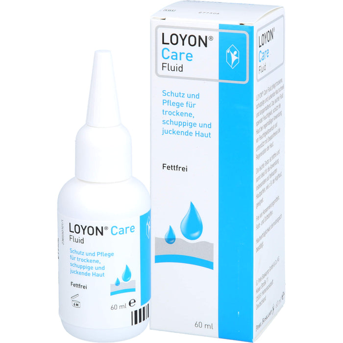 LOYON Care Fluid Schutz und Pflege für trockene, schuppige und juckende Haut, 60 ml Solution