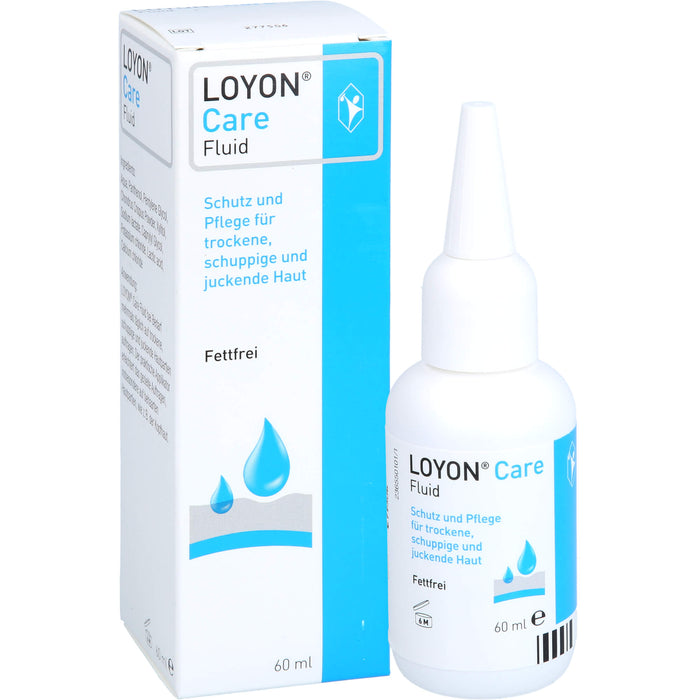 LOYON Care Fluid Schutz und Pflege für trockene, schuppige und juckende Haut, 60 ml Solution