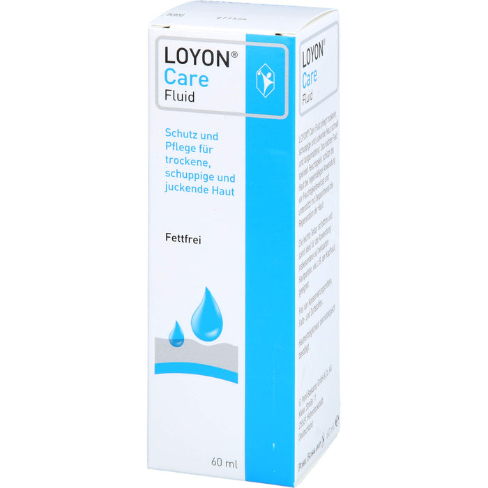 LOYON Care Fluid Schutz und Pflege für trockene, schuppige und juckende Haut, 60 ml Lösung