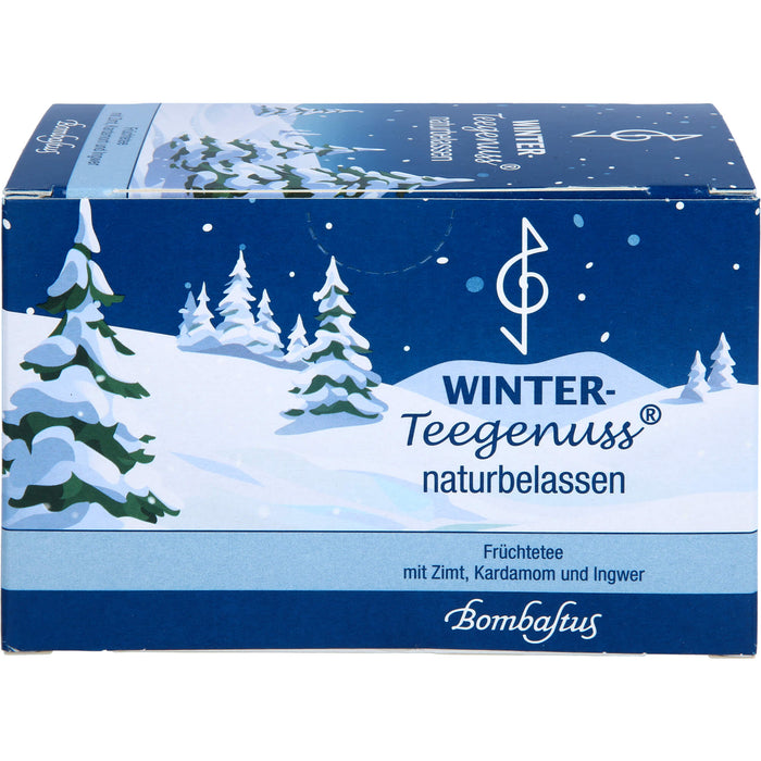 Bombastus Winter-Teegenuss naturbelassen Früchtetee mit Zimt, Kardamom und Ingwer, 20 St. Beutel