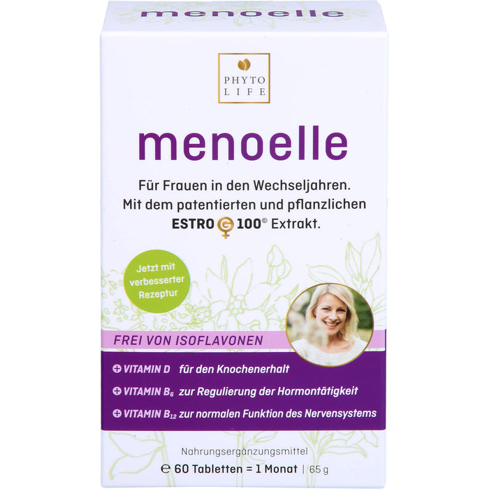 Menoelle Tabletten für Frauen in den Wechseljahren, 60 St. Tabletten