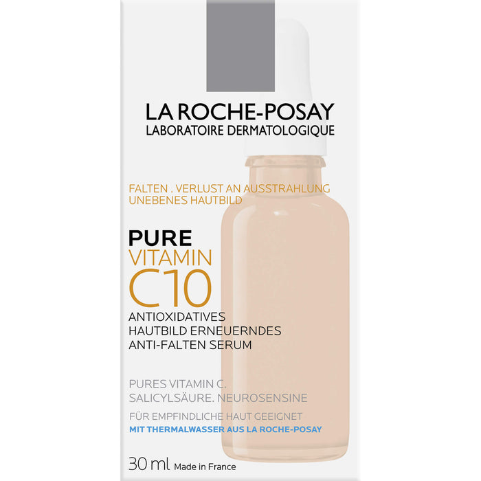 La Roche-Posay Pure Vitamin C10 Anti-Falten Serum, 30 ml Lösung