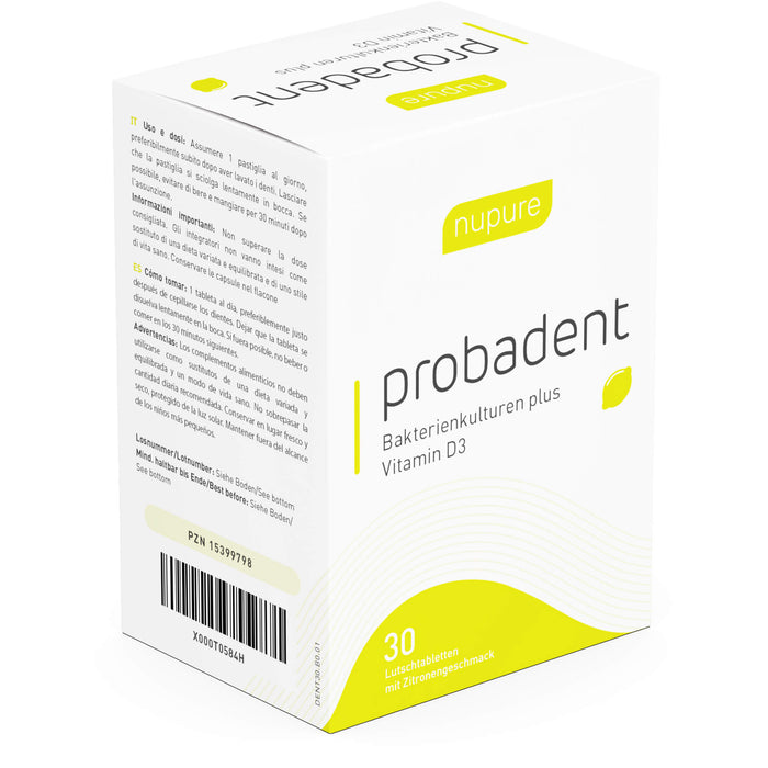 Nupure probadent Lutschtabletten gegen Mundgeruch, 30 pc Tablettes