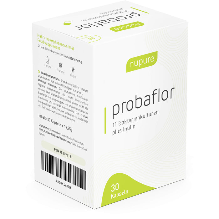Nupure probaflor Kapseln Probiotika zur Darmsanierung, 30 pcs. Capsules