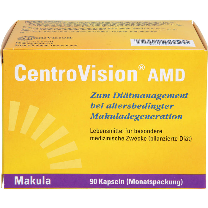 CentroVision AMD Kapseln bei altersbedingter Makuladegeneration, 90 pc Capsules
