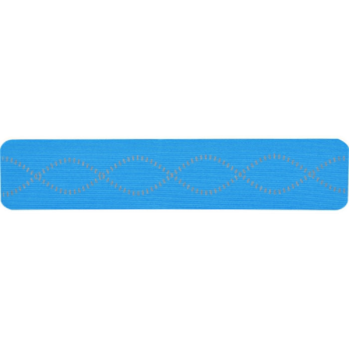 Höga-K-Tape Silk 5 x 25 cm reflektierende Fertigstreifen, 5 St. Verband
