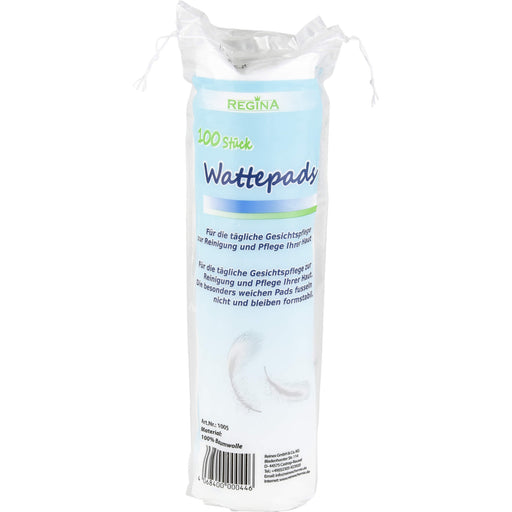 Wattepads rund 100% Baumwolle Regina, 100 St 