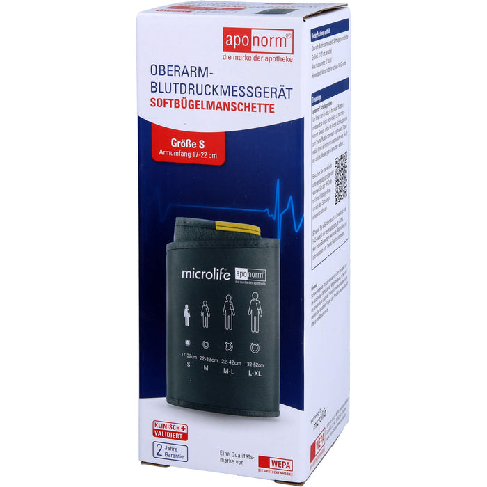 Aponorm Oberarm-Softmanschette Gr. S 17-22 cm, 1 St