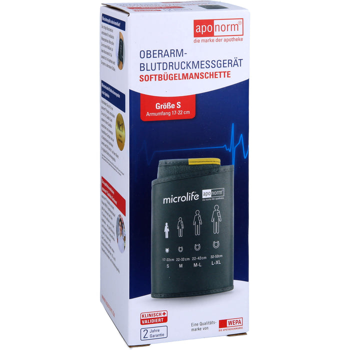 Aponorm Oberarm-Softmanschette Gr. S 17 - 22 cm, 1 pcs. Cuff