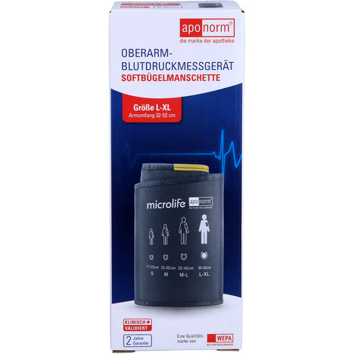 Aponorm Oberarm-Softmanschette Gr. L-XL 32-52 cm, 1 St 