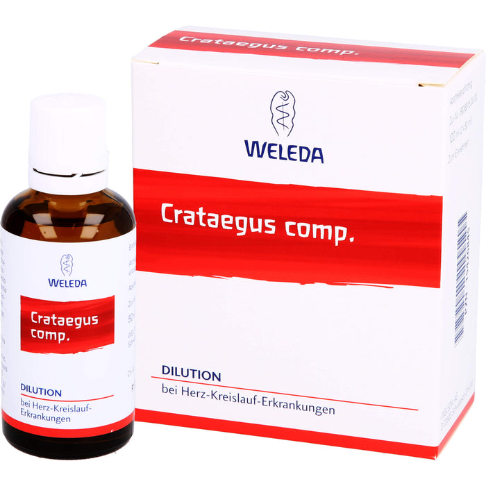 WELEDA Crataegus comp. Dilution bei Erkrankungen des Herz-Kreislaufsystems, 100 ml Solution