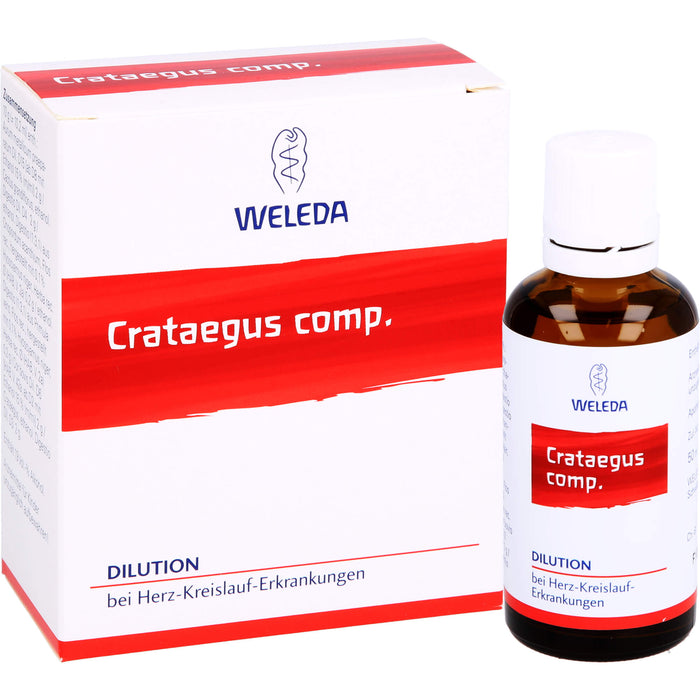 WELEDA Crataegus comp. Dilution bei Erkrankungen des Herz-Kreislaufsystems, 100 ml Lösung