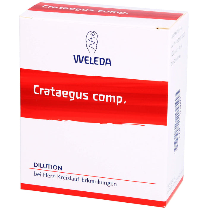 WELEDA Crataegus comp. Dilution bei Erkrankungen des Herz-Kreislaufsystems, 100 ml Solution