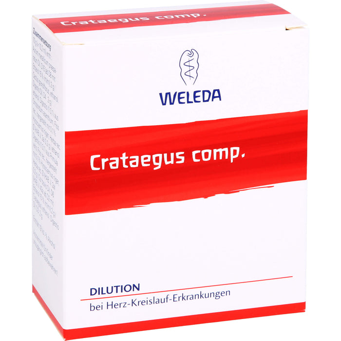 WELEDA Crataegus comp. Dilution bei Erkrankungen des Herz-Kreislaufsystems, 100 ml Solution